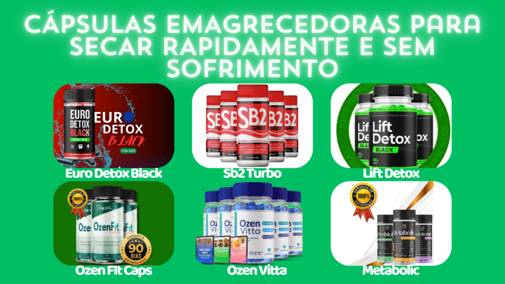 imagem de capsulas emagrecedoras