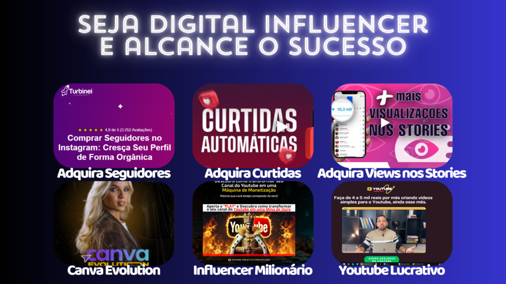 imagem de seja digital influencer
