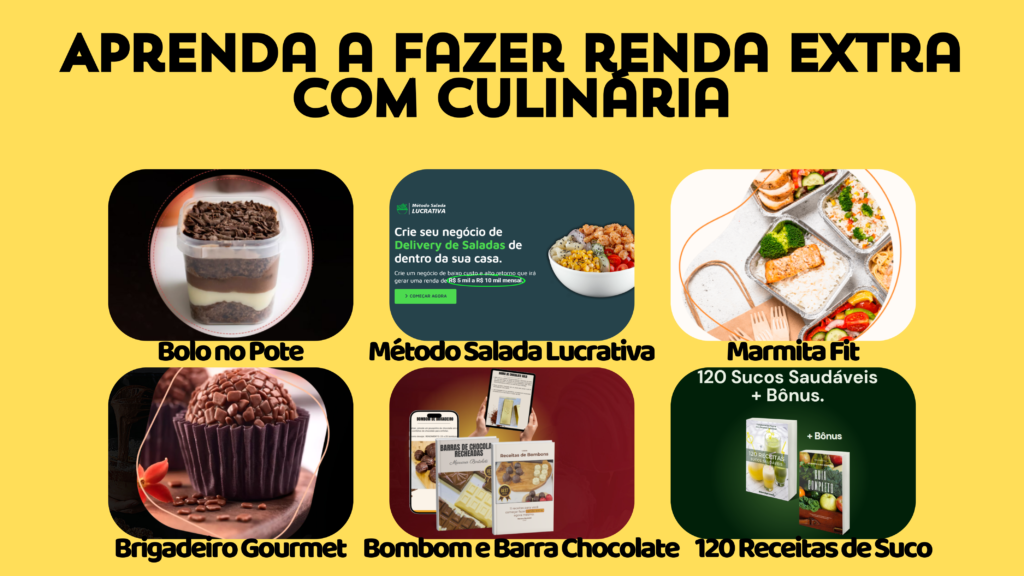 imagem de renda extra com culinaria