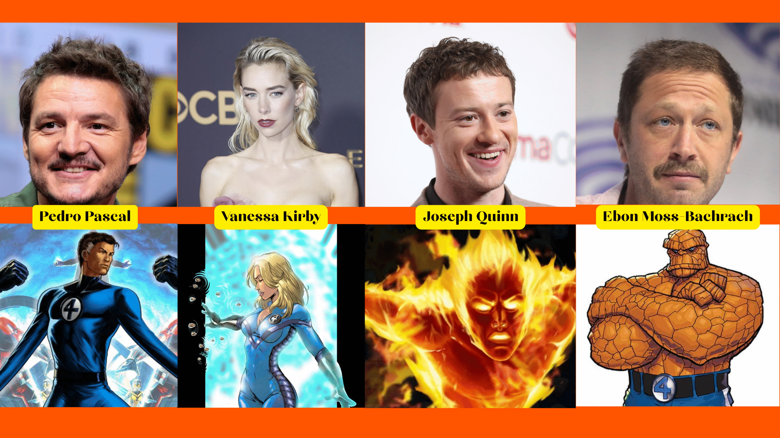 Surfista Prateado Mulher? Marvel aposta em mudança ousada no novo Quarteto Fantástico (2025) 4 elenco quarteto fantastico scaled