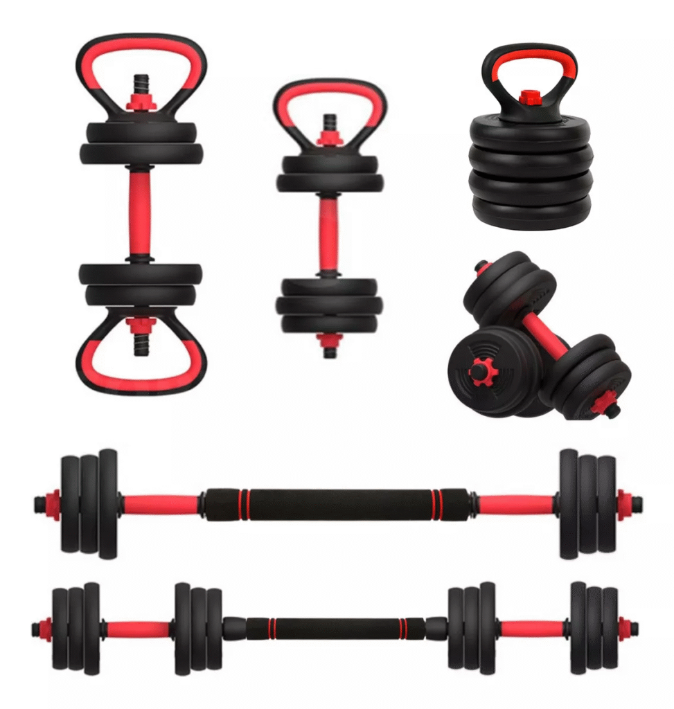 kit com 6 halteres 8